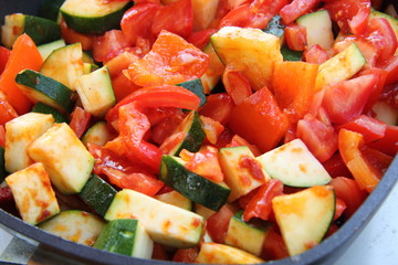 buntes Pfannengemüse