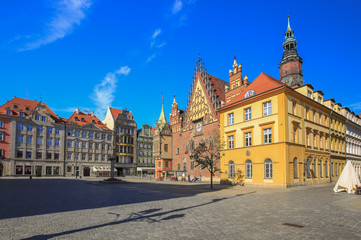 Fototapeta na wymiar Wrocław / rynek miejski