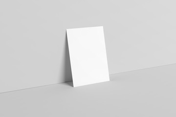 Naklejka premium A6 Flyer / Postcard / Invitation Mock-Up