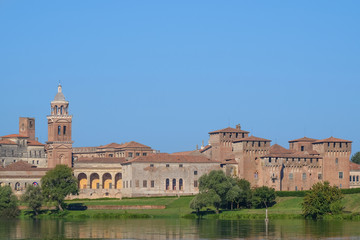Fototapeta na wymiar Medieval city of Mantua in Lombardy, Italy