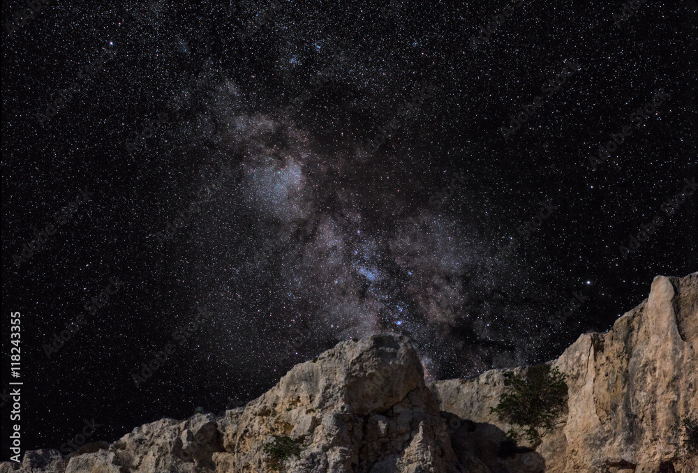 Wall mural milky way