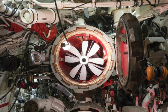 Torpedo Tube Of Submarine