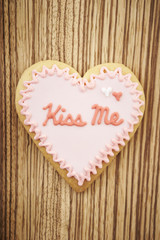 ハート型のクッキー