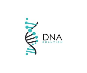 DNA logo - obrazy, fototapety, plakaty