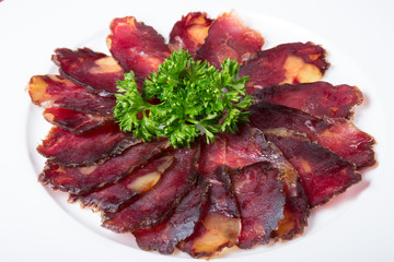 Smoked jerk meat