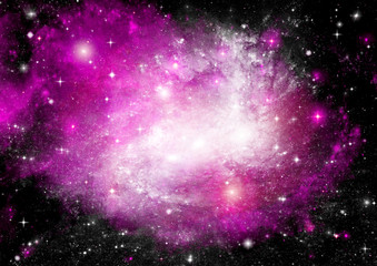 galaxy in a free space