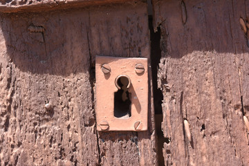 Old keyhole,