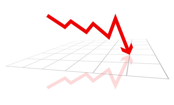 grafico, istogramma, freccia,