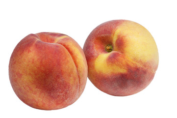 Fototapeta na wymiar Peach isolated on white