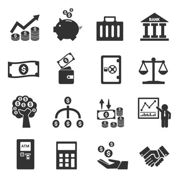 Business And Finance Web Icons