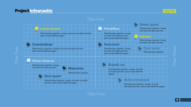 Classic Scatter Diagram Slide Template
