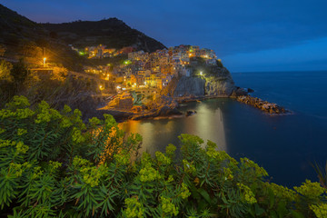 Manarola in Cinque Terrece