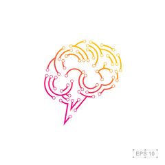 Abstract logo design template,Technology abstract dot connection cross vector logo icon circle logo