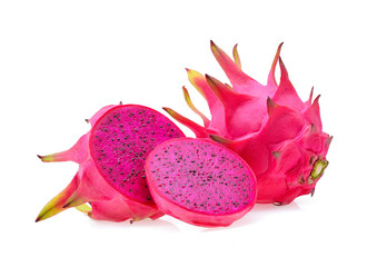 dragon fruit isolated on white background