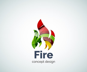Fire logo template
