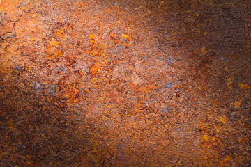 Rusty metal texture or rusty metal background. Grunge retro vintage of rusty metal plate for design with copy space for text or image.