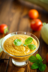 squash caviar cooked with different vegetables and spices