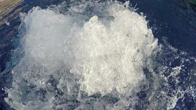 Thermal Geyser Water Spring Closeup