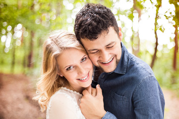 Fototapeta premium Beautiful wedding couple