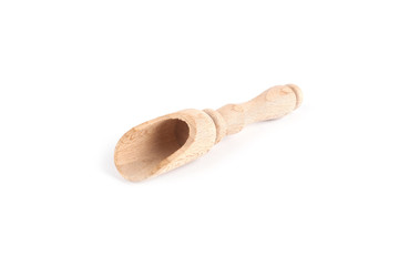 Wooden shovel isolated