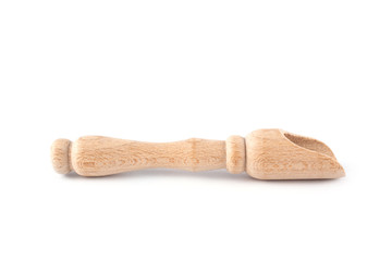 Wooden shovel isolated