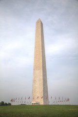 Fototapeta na wymiar Washington Memorial monument in Washington, DC