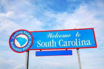 Welcome to South Carolina sign - 118269589