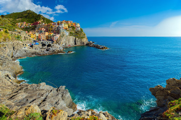 Manarola in Cinque Terrece