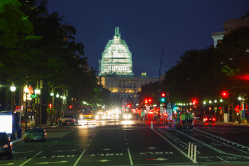 Fototapeta na wymiar State Capitol building in Washington, DC