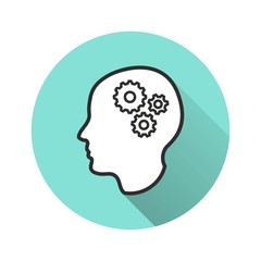 Brain vector icon.