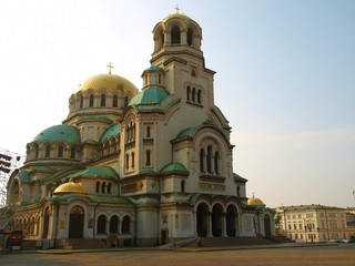 Fototapeta na wymiar Alexander-Newski-Kathedrale in Sofia (Bulgarien)