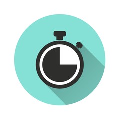 Stopwatch vector icon.