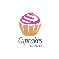 vector logo cake