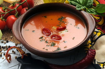 Gaspatxo Γκασπάτσο Gazpacho 西班牙凍湯 Gaspacho جازباتشو 가스파초 ガスパチョ Гаспачо גספצ'ו กัซปาโช Gastronomía de España Spanish cuisine 西班牙飲食 Испанская кухня Spanska köket Spanische Küche Canary islands