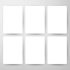 Blank Cards Mockup Template