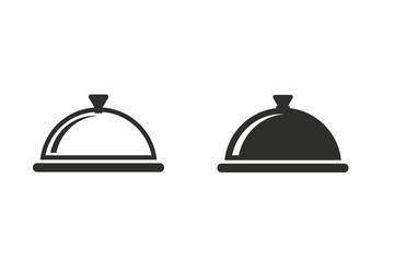 Food cover - vector icon.