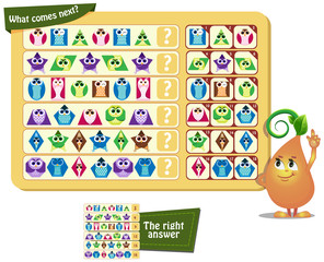  What comes next Geometric shapes