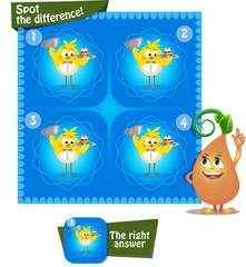 Spot the difference chicken 4