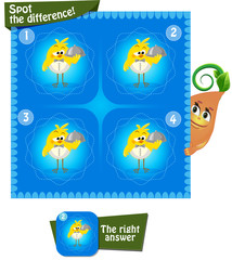 Spot the difference chicken