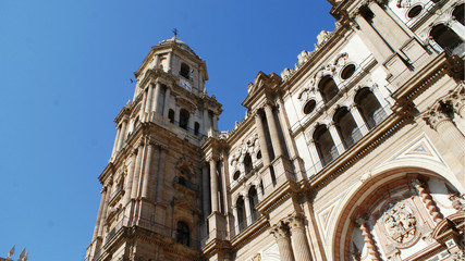 Fototapeta na wymiar Malaga, city in Andalusia in Spain