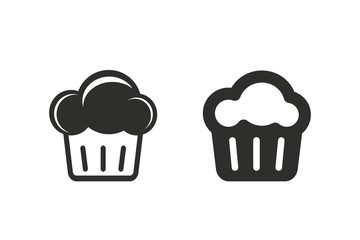 Cake - vector icon.