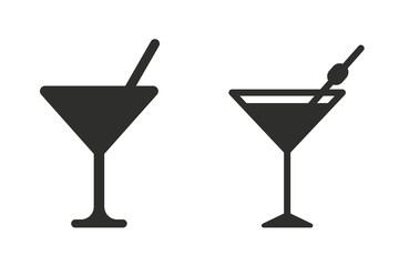 Cocktail - vector icon.
