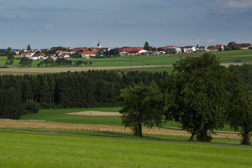 Fototapeta na wymiar Landschaftsbild der Gemeinde Winterlingen-Benzingen