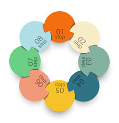 step by step creative design infographic