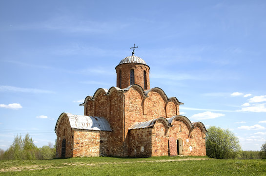 Church of the Transfiguration of Our Saviour on Kovalyovo. Veliky Novgorod, Russia