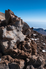 Wundervolle Aussicht - Gesteinsformationen auf dem Pico del Teide - Teneriffa - UNESCO Weltnaturerbe - Cañadas © lavillia