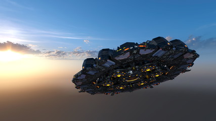 宇宙船 © tsuneomp