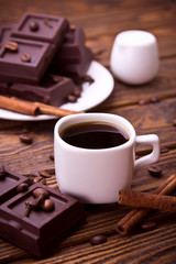 Coffee and chocolate