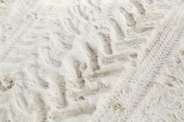 Footprint in the sand