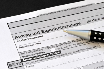 Eigenheimzulage, Bausparen, Bausparvertrag, Finanzamt, Formular, Altersvorsorge, Steuern, Eigenheim, Finanzierung, Förderung, Hausbau